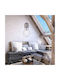 Wofi Futura Pendant Light Silver with Socket E14, E.14 12x150cm
