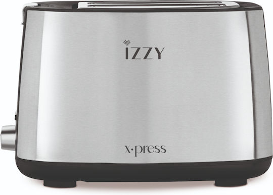 Izzy X-Press IZ-9100 223946 Toaster 2 Slots 800W Inox