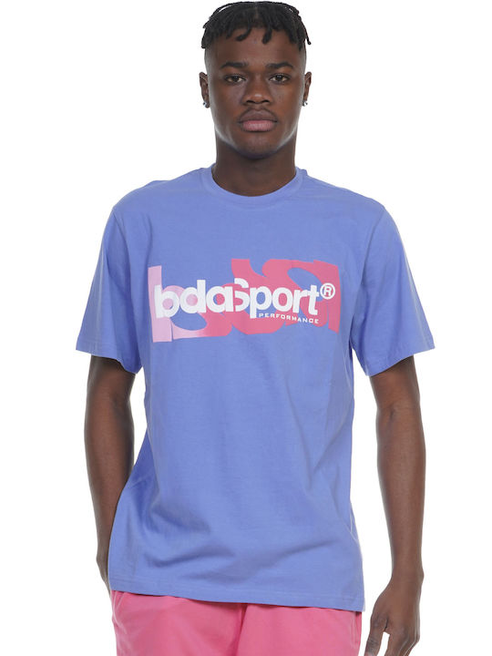 Body Action Ανδρικό T-shirt Μπλε με Στάμπα
