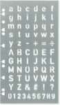 Filofax Stencil Letters