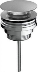 La Torre Clic Clac Stainless Steel Valve Sink Silver