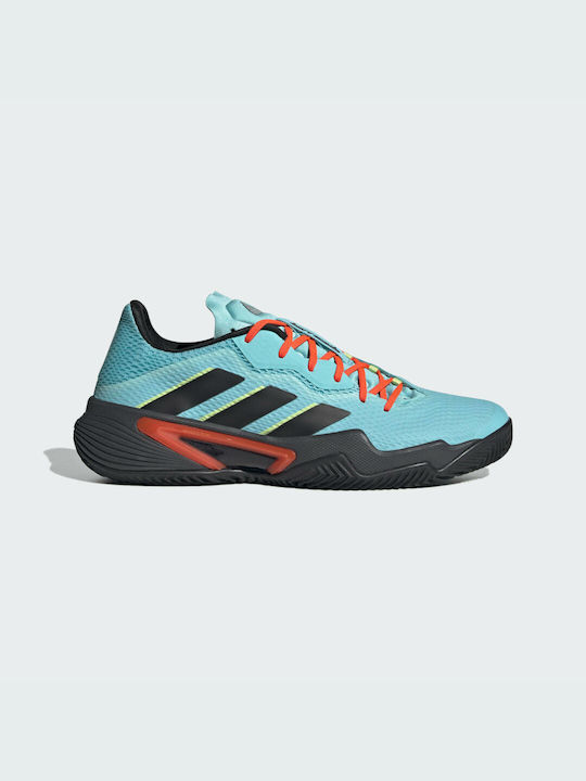 Adidas Barricade Ανδρικά Παπούτσια Τένις για Χωμάτινα Γήπεδα Pulse Aqua / Core Black / Pulse Lime