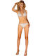 Set Bikini Triunghi Alb