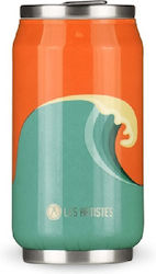 Les Artistes Pull Can'it Glass Thermos Stainles...