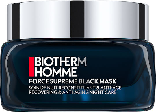 Biotherm Homme Force Supreme Black Μάσκα Ομορφιάς Προσώπου Νύχτας για Καθαρισμό 50ml