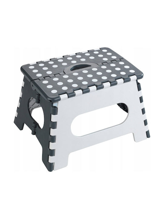 Plastic Outdoor Stool Secura Grey 35x27x22cm