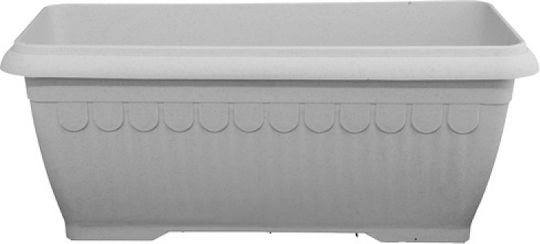 Miltoplast Olympos Planter Box Plastic Granite 80x35x35cm.