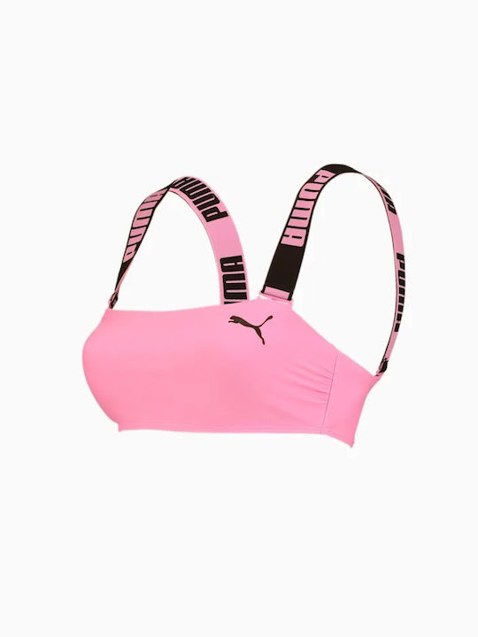 Puma Fără bretele Top bikini Roz