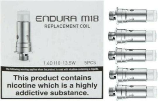 Innokin Endura M18 Coil Αντιστάση Ηλεκτρονικών Τσιγάρων 1.6ohm (MTL) 5τμχ