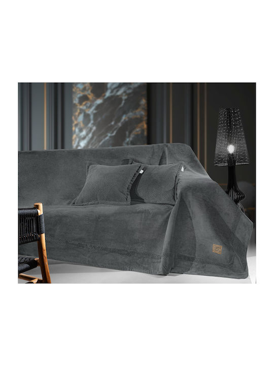 Guy Laroche Rubicon Armchair Throw 2 Sides 150x...