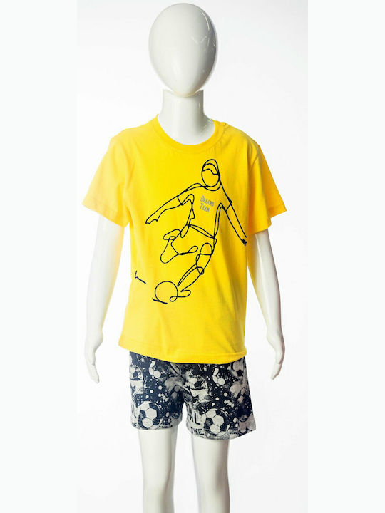 Dreams by Joyce Kids Nightwear Summer Yellow Fo...