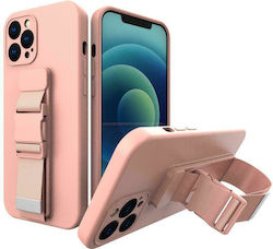 Hurtel Rope Back Cover Σιλικόνης 1mm Ροζ (iPhon...