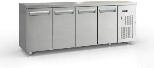 Inox Dobros Gewerbliche Gefrierschrank Inox mit 4 Türen 610lt P225 x B60 x H87cm
