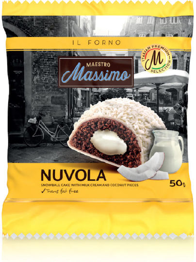 Maestro Massimo Κέικ Nuvola Coconut & Milk Cream 50gr