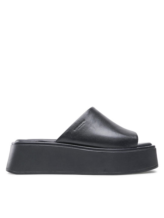 Vagabond Courtney Piele Sandale dama Pantofi cu platformă în Negru Culoare