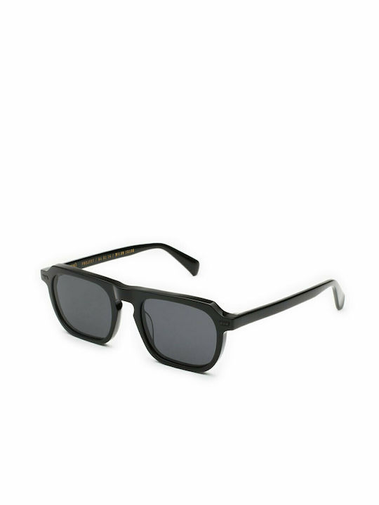 Gast Lavivo Sunglasses with AA01 Plastic Frame and Black Lens