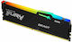 Kingston Fury Beast RGB 8GB DDR5 RAM με Ταχύτητα 5600 για Desktop