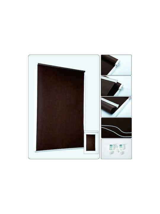 Roller Blinds Brown W80xH180cm 23777