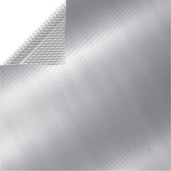 vidaXL Solar Rechteckige Poolabdeckung aus Silber-Polyethylen 600x400cm 1Stück