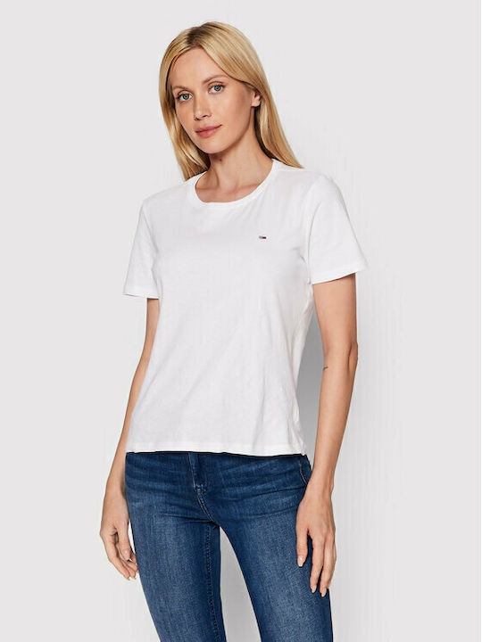 Tommy Hilfiger Damen Sport T-Shirt Weiß