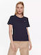 Tommy Hilfiger Γυναικείο T-shirt Navy Μπλε