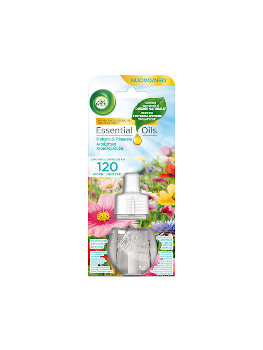 Airwick Rezervă pentru Dispozitive de Priză Essential Oils cu Aromă Flori sălbatice de primăvară 3217264 1buc 19ml