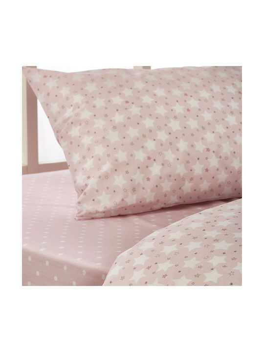 Whitegg Σετ Μονά Pink 165x240cm