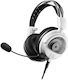 Audio Technica ATH-GDL3 Over Ear Gaming Headset με σύνδεση 3.5mm Λευκό