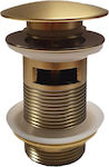 Sink overflow valve D101-O Gold KARAG