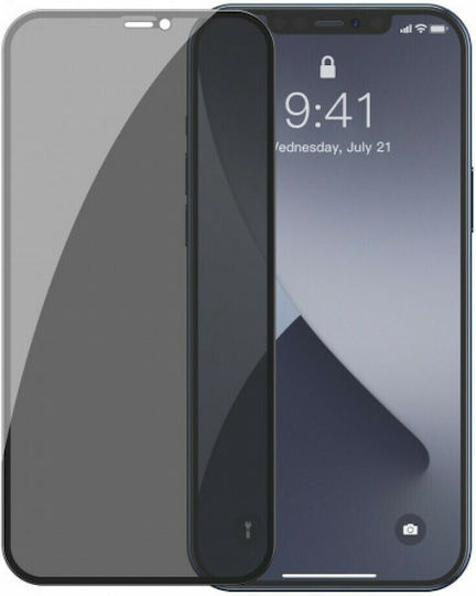 Tempered Glass Privacy Full Face Tempered Glass Black (iPhone 11 Pro)