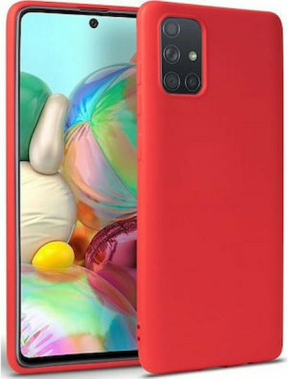 Matt Back Cover Silicone 1.2mm Red (Realme 7i)