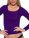 Women's Long Sleeve T-Shirt Purple