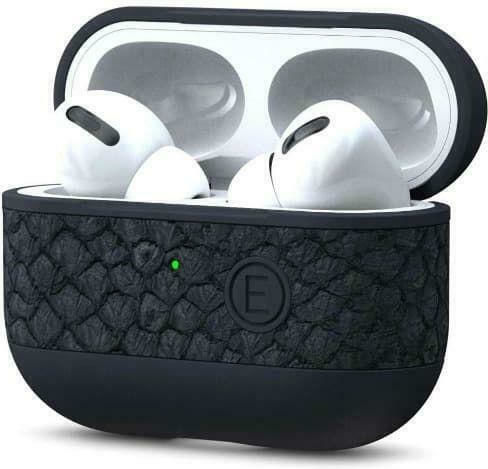 Njord Vindur Hülle Leder / Silikon Dark Grey für Apple AirPods Pro