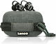 Lenco EPB-160 In-ear Bluetooth Handsfree Ακουστικά με Αντοχή στον Ιδρώτα και Θήκη Φόρτισης Black/Gray