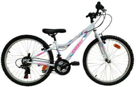 Energy Thunder 24" Kids Bicycle City 18 Gears (2022) White
