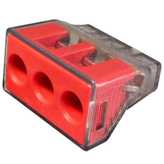 Elvhx Κλέμα Ταχείας Σύνδεσης 3 θέσεων 2.5 - 6mm² 30τμχ 1683 30τμχ