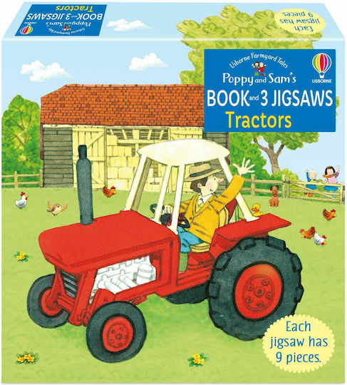 Poppy and Sam's Book and 3 Jigsaws: Tractors Poppy and Sam's Book and 3 Jigsaws: Tractors