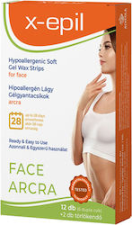 x-epil Hypoallergenic Soft Hair Removal Strips 12 Pieces