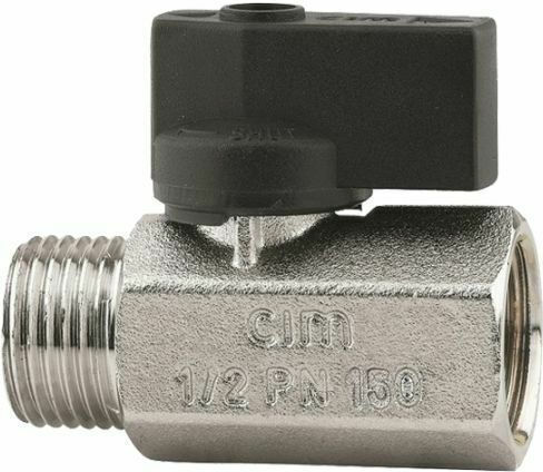 Cimberio Βάνα / Διακόπτης Γωνιακός 1/2"x1/2" Αρσενικό/Θηλυκό
