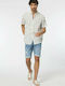 TIFFOSI JEAN SHORTS LIGHT BLUE