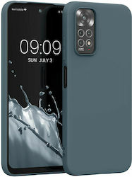 KWmobile Umschlag Rückseite Silikon Slate Grey ...