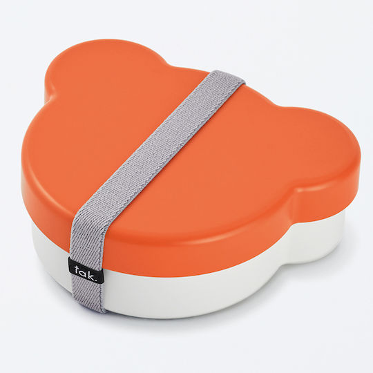 Bento Βox Bear Orange Takenaka Plastic Kids' Food Container Orange