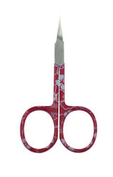 Assim Nail Scissors 1215 with Straight Tip Delicate in Floral Design