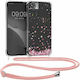 KWmobile Cherry Blossoms Back Cover Silicon cu ...