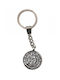 Handmade Keychain Metallic Silver