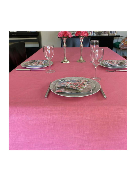 Palatex Τραπεζομάντηλο All Linen Fuchsia 150x220εκ.