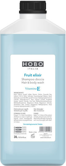 HOBO Italy Αφρόλουτρο & Σαμπουάν Ξενοδοχείου Fruit Elixir 3000ml