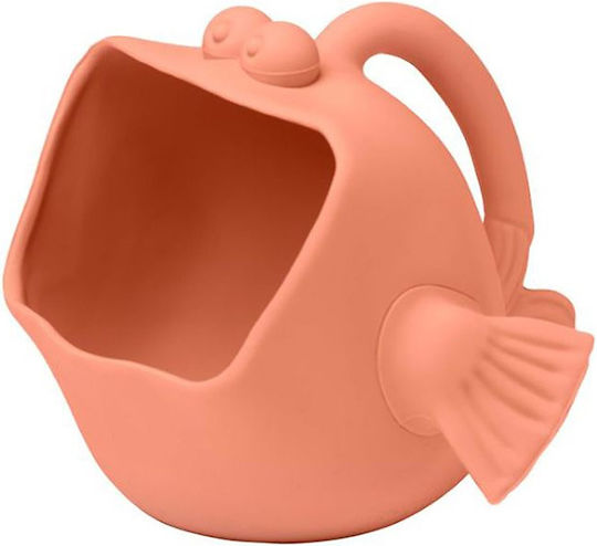 Scrunch Silicone Beach Bucket Orange