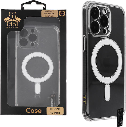 Idol 1991 Magsafe Back Cover Σιλικόνης Διάφανο (iPhone 12 / 12 Pro)