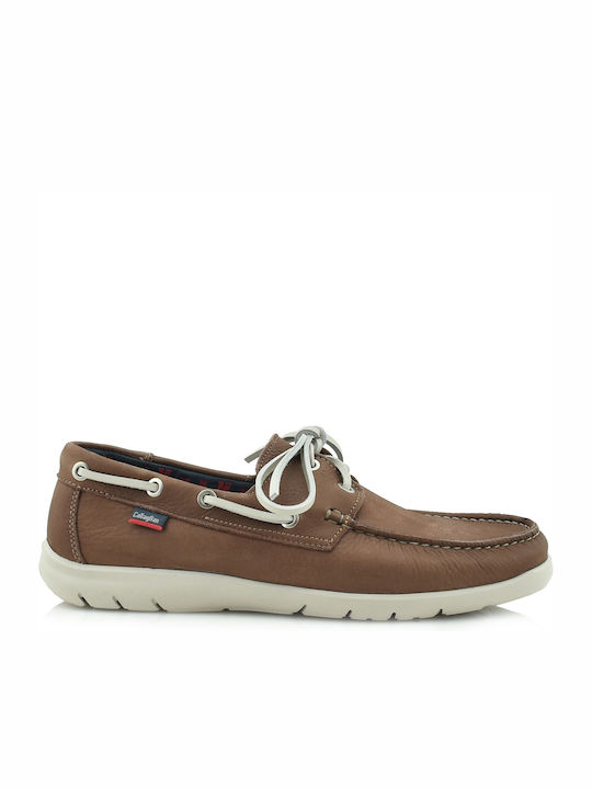 Callaghan Δερμάτινα Ανδρικά Loafers σε Καφέ Χρώμα